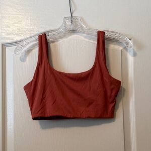 Madewell Rust Colored Sports Bra
